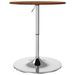 Table de bar marron foncé Ø60x89,5 cm bois massif de chêne - Photo n°7