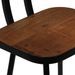 Table de bar rectangulaire bois recyclé massif et 8 tabourets vintage - Photo n°6