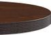 Table de bar ronde bois foncé et pieds métal noir Beth D 60 cm - Photo n°3