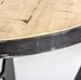Table de bar ronde manguier massif clair et métal noir Waris - Photo n°3