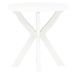 Table de bar ronde plastique blanc Bouka - Photo n°1