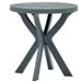 Table de bar ronde plastique vert Bouka - Photo n°1