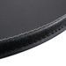 Table de bar ronde PVC noir et pieds métal chromé Otaro D 60 cm - Photo n°4