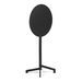 Table de bar ronde réglable acier noir mate Snook 60 cm - Photo n°4