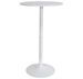 Table de bar ronde VIZO Ø60 cm – Plateau bois & pied aluminium - Photo n°1