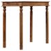 Table de bar rustique bois de Sesham massif Pika 120 cm - Photo n°1