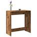 Table de bar vieux bois 102x50x103,5 cm bois d'ingénierie - Photo n°1