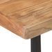 Table de bistro 60x60x76 cm Bois d'acacia massif 2 - Photo n°4