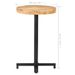 Table de bistro Ronde Ø50x75 cm Bois de manguier brut - Photo n°6