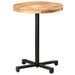 Table de bistro Ronde Ø60x75 cm Bois de manguier brut - Photo n°7