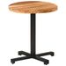 Table de bistro Ronde Ø70x75 cm Bois d'acacia massif - Photo n°1