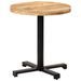 Table de bistro Ronde Ø70x75 cm Bois de manguier brut - Photo n°1