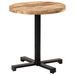 Table de bistro Ronde Ø70x75 cm Bois de manguier brut - Photo n°8