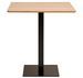 Table de café FANO 70 cm – Bois clair ou noir – Design minimaliste - Photo n°1