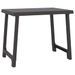 Table de camping anthracite 79x56x64 cm PP aspect de bois - Photo n°1