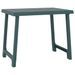 Table de camping vert 79x56x64 cm PP aspect de bois - Photo n°1