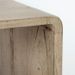 Table de chevet 1 niche bois massif grisé voilé Siana - Photo n°3