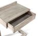 Table de chevet 1 tiroir bois massif grisé voilé Anie - Photo n°4