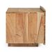 Table de chevet 2 tiroirs bois acacia naturel Denia 60 cm - Photo n°5