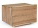 Table de chevet 2 tiroirs KERIA 60 cm - Bois massif d'acacia - Photo n°1