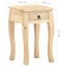 Table de chevet 28x28x46 cm Bois de manguier massif 2 - Photo n°8