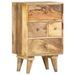 Table de chevet 36 x 30 x 60 cm Bois de manguier massif - Photo n°1