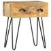 Table de chevet 40 x 30 x 50 cm Bois de manguier massif 2 - Photo n°1