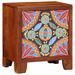 Table de chevet 40x30x45 cm bois d'acacia massif - Photo n°1