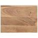 Table de chevet 40x30x50 cm Bois d'acacia avec bord naturel - Photo n°7