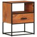 Table de chevet 40x30x50 cm Bois d'acacia massif 6 - Photo n°1