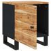 Table de chevet 40x33x46 cm Bois d'acacia massif - Photo n°7