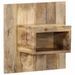 Table de chevet 50x27x50 cm bois massif de manguier brut - Photo n°1