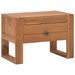 Table de chevet 50x30x35 cm Bois de teck solide - Photo n°1