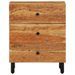 Table de chevet 50x33x60 cm bois d'acacia solide - Photo n°5