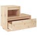 Table de chevet 60x34x51 cm Bois de pin solide - Photo n°5