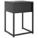 Table de chevet Anthracite 38x35x54 cm Acier - Photo n°5