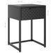 Table de chevet Anthracite 38x35x54 cm Acier - Photo n°9