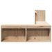 Table de chevet avec bureau 222x122x75 cm bois de pin massif - Photo n°5