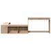 Table de chevet avec bureau 232x112x75 cm bois de pin massif - Photo n°4