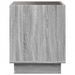 Table de chevet avec LED infini sonoma gris 50x50x50 cm - Photo n°7