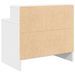 Table de chevet avec tiroir 2 pcs blanc 51x31x47 cm - Photo n°8