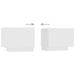Table de chevet Blanc 100x35x40 cm - Photo n°1