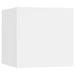 Table de chevet Blanc 30,5x30x30 cm - Photo n°2