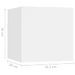 Table de chevet Blanc 30,5x30x30 cm - Photo n°9