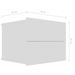 Table de chevet Blanc 40 x 30 x 30 cm - Photo n°7