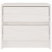 Table de chevet Blanc 40x30,5x35,5 cm Bois de pin solide - Photo n°4