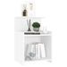 Table de chevet Blanc 40x35x60 cm - Photo n°1