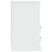 Table de chevet blanc brillant 43x36x60 cm - Photo n°8