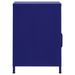 Table de chevet Bleu marine 35x35x51 cm Acier - Photo n°4