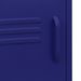 Table de chevet Bleu marine 35x35x51 cm Acier - Photo n°8